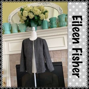 Eileen Fisher, zip up blazer, size S/P